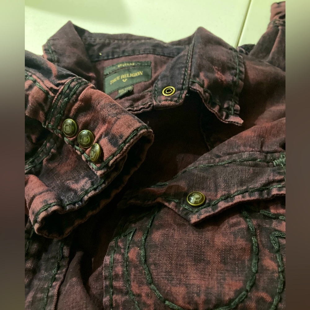 True Religion Ricky Relaxed straight and Jake Western Red Roulette complete set - Picture 10 of 11